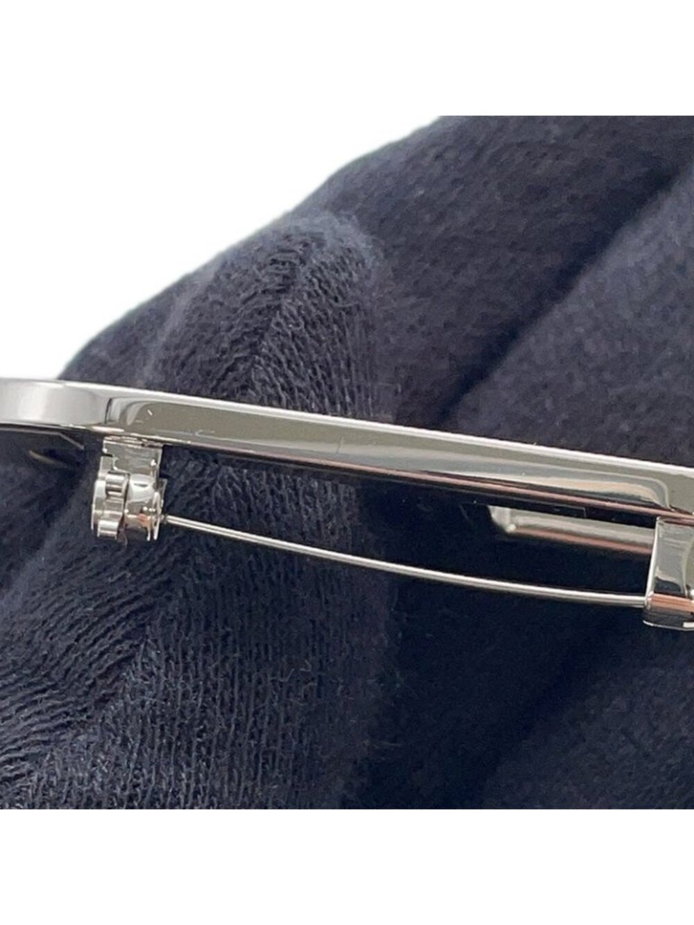 Hermes Brooch Chaine D'ancre Orange Miniature Silver Epsom Minyan - Picture 6 of 9